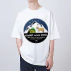 Kazunari0420のCamp with dog (ボーダーコリー　レッド） Oversized T-Shirt