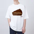 脂身通信Ｚのチョコレートケーキ オーバーサイズTシャツ