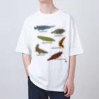 幻想水系branch　byいずもり・ようのSILHOUETTE AQUARIUM 02 オーバーサイズTシャツ