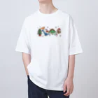 Andiamoの恐竜たちのクリスマス Oversized T-Shirt