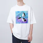 ショコラ★ルビーのスパイホップシャチ Oversized T-Shirt