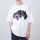 もむのふの爬虫類グッズやさんのマツカサトカゲちゃん Oversized T-Shirt