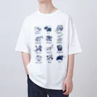 SU-KUのThe Zodiac of Fukushima Oversized T-Shirt