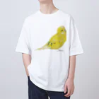 森図鑑の[森図鑑]セキセイインコ黄色 Oversized T-Shirt