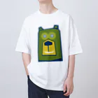 パティスリーハーモニカのハーモニカクマシンプル緑 オーバーサイズTシャツ