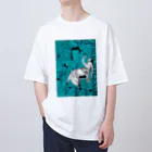 Cordelia　SUZURI分室のGERDA "Collage green" Oversized T-Shirt