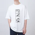 やろいちさんのお店の4コマ「たかいたかい」 Oversized T-Shirt