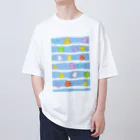 LalaHangeulの浅瀬に遊ぶダンゴウオさんたち Oversized T-Shirt