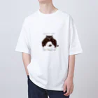 HIMAUTAのドーナツ猫 オーバーサイズTシャツ