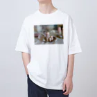 murmur in the SodaのMarbleshkas on the shell Oversized T-Shirt