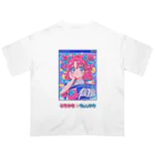 ぷんつくりーのときめき🌸ウィンドウ オーバーサイズTシャツ