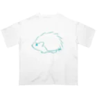 shi-chi Labo graph(詩一）のハリネズミエアブラシ Oversized T-Shirt