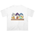 漬けマグロのゲロ飲み Oversized T-Shirt