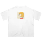 無糖 きな子のピアッシング オーバーサイズTシャツ