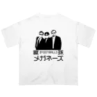 蹴球メガネーズのカラバリ2色【ちょいワル風】蹴球メガネーズ オーバーサイズTシャツ