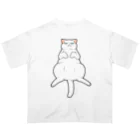 OSORAのおなか丸出し猫 Oversized T-Shirt