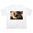 kurodoteのあまえんぼうの猫のチー Oversized T-Shirt