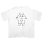 生活リズムが猫のひとのニャンコTにゃんこTにゃんこ Oversized T-Shirt