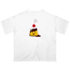 琥珀色に咲く花のプリン様 Oversized T-Shirt