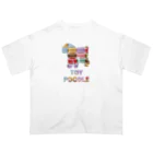 onehappinessのトイプードル　マカロン オーバーサイズTシャツ