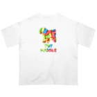 onehappinessのトイプードル　骨ガム オーバーサイズTシャツ