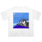 南極基地の売店コーナー by HIRO･θ･PENのサマードライブペンギン・Tシャツ Oversized T-Shirt