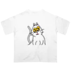 どんぶりやろうの瞳の大きな猫ちゃん Oversized T-Shirt