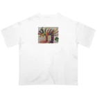 HACHI88のRainbow Large snake Oversized T-Shirt