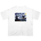 ATELIER branchの星月夜と吠える猫 Oversized T-Shirt