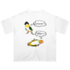 white-cockatooのシロハラインコ放置 Oversized T-Shirt