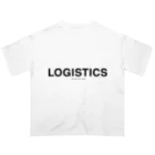 LOGISTICS by Merry LogisticsのLOGISTICS BLACK LOGO Oversized T-Shirt