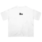 BAR_ikoの「iko」オリジナルTシャツ (ブラック) オーバーサイズTシャツ