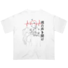 pua-puaの魂の声を聞け オーバーサイズTシャツ