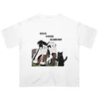 keeeeeep smilingのチョキを習得した猫 Oversized T-Shirt