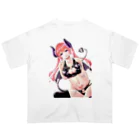 ✟sorairomiran✟のめんへらサキュバスちゃん オーバーサイズTシャツ