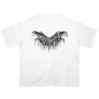 忍太郎の四字熟語 - 四面楚歌 Death Metal Logo デスロゴ Oversized T-Shirt