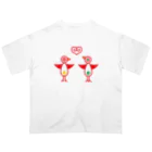 Apple-treeのペンギンLOVE オーバーサイズTシャツ