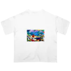 スマイル３９の真夏のバカンス オーバーサイズTシャツ