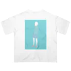 YU_SHOPのエモい女の子Tシャツ オーバーサイズTシャツ