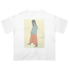 YU_SHOPのエモい女の子Tシャツ オーバーサイズTシャツ