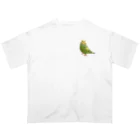 マインドマインのセキセイインコ オーバーサイズTシャツ