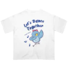  Millefy's shopのLet’s Dance Together Oversized T-Shirt