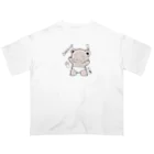 てんぷらんどのだっこしてほしいおむつくま オーバーサイズTシャツ