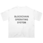 nownabeのBLOCKCHAIN OPERATING SYSTEM Oversized T-Shirt