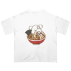 モフのラーメンモフ オーバーサイズTシャツ