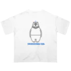 白熊たん。の白熊たん。クマロゴ オーバーサイズTシャツ