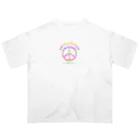 薈.collectionのLove＆peaceシリーズRainbowcolorバージョン オーバーサイズTシャツ