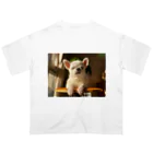 いぬいぬいぬの老犬は世界で一番素晴らしい オーバーサイズTシャツ