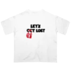 R.MuttのLet's Get Lost オーバーサイズTシャツ