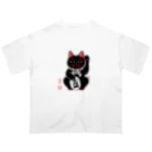 SUNSET STUDIOの縁起物　招き猫 オーバーサイズTシャツ